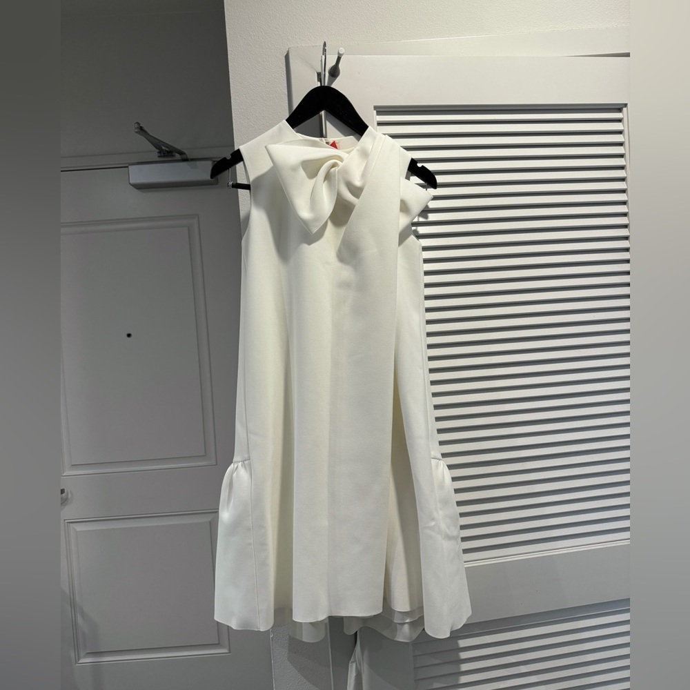 roksanda bow detailed sleeveless dress